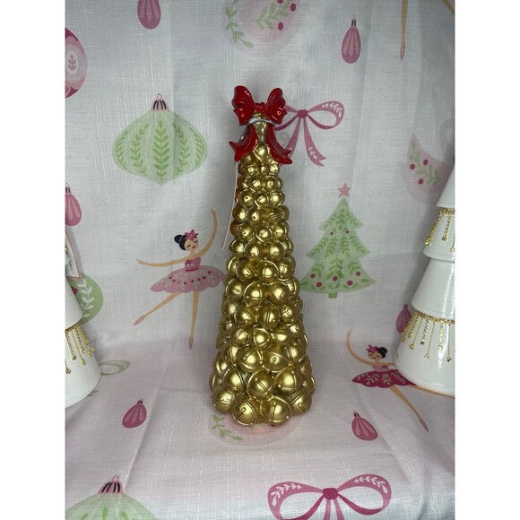 NEW Bella Lux Jingle Bells Christmas Tree Decor - Picture 1 of 4